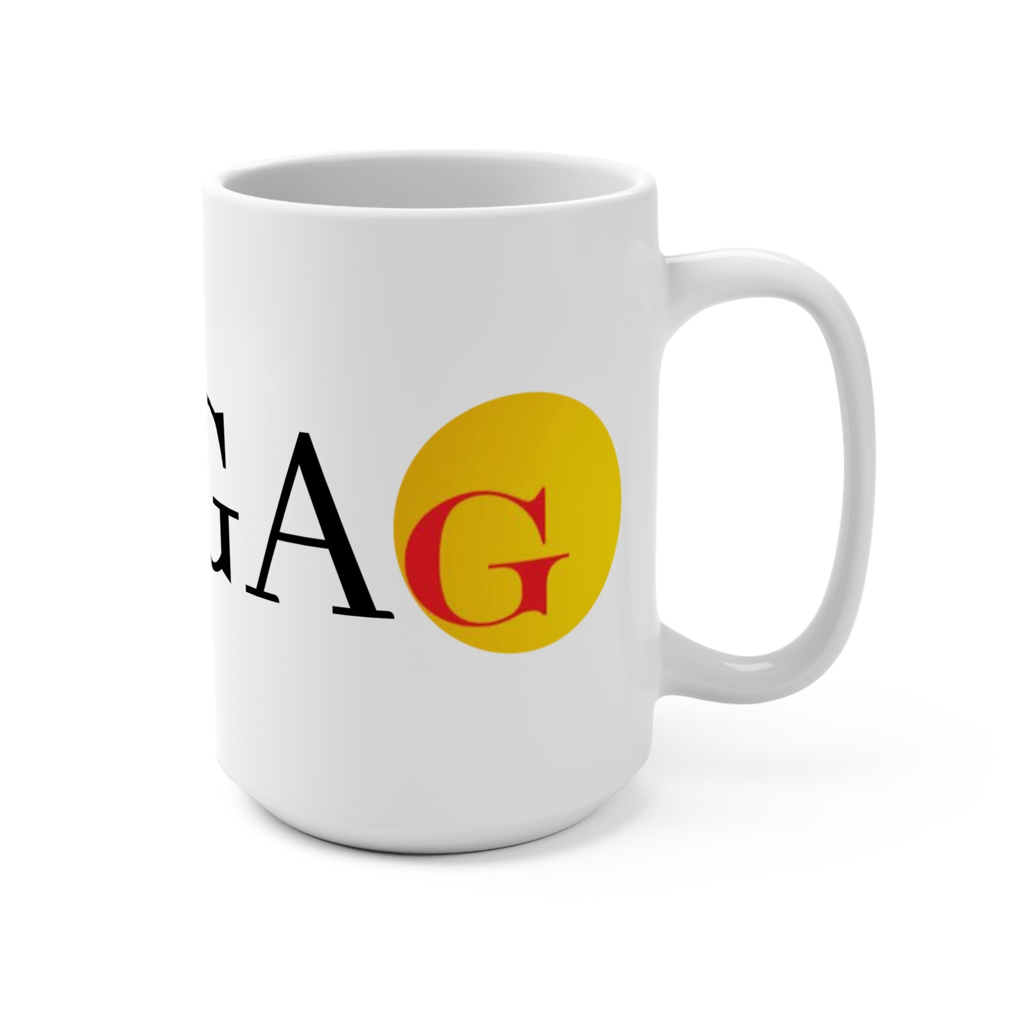 GoldFix Logo and MAuGA Coffee Mug — 15oz Mug