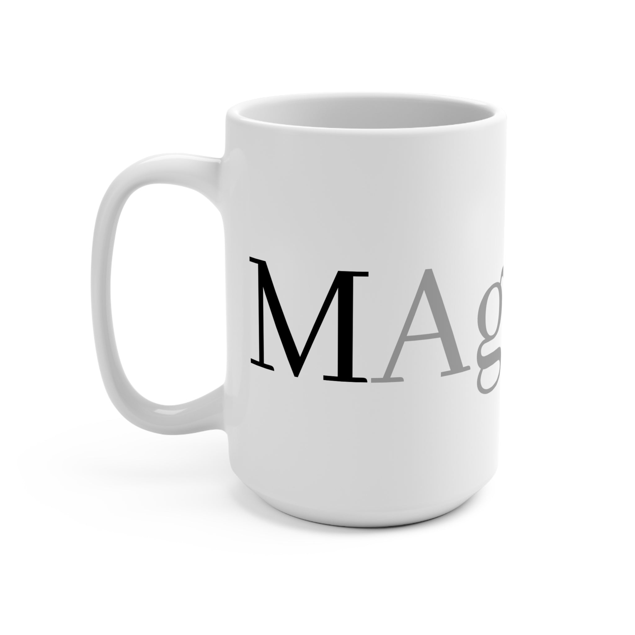 GoldFix Logo and MAgGA Coffee Mug — 15oz Mug