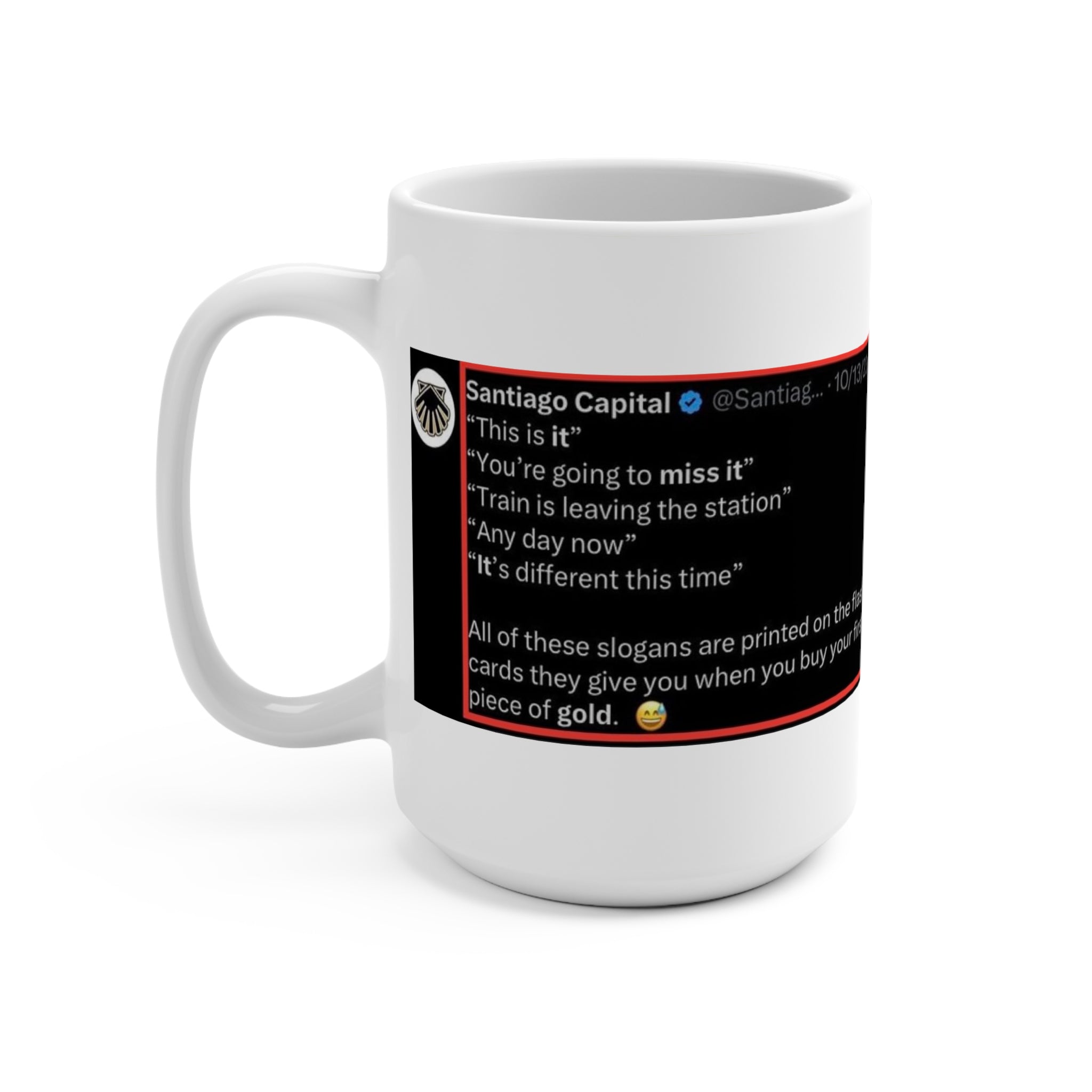 GoldFix Logo and "This Is It" Coffee Mug — 15oz Mug
