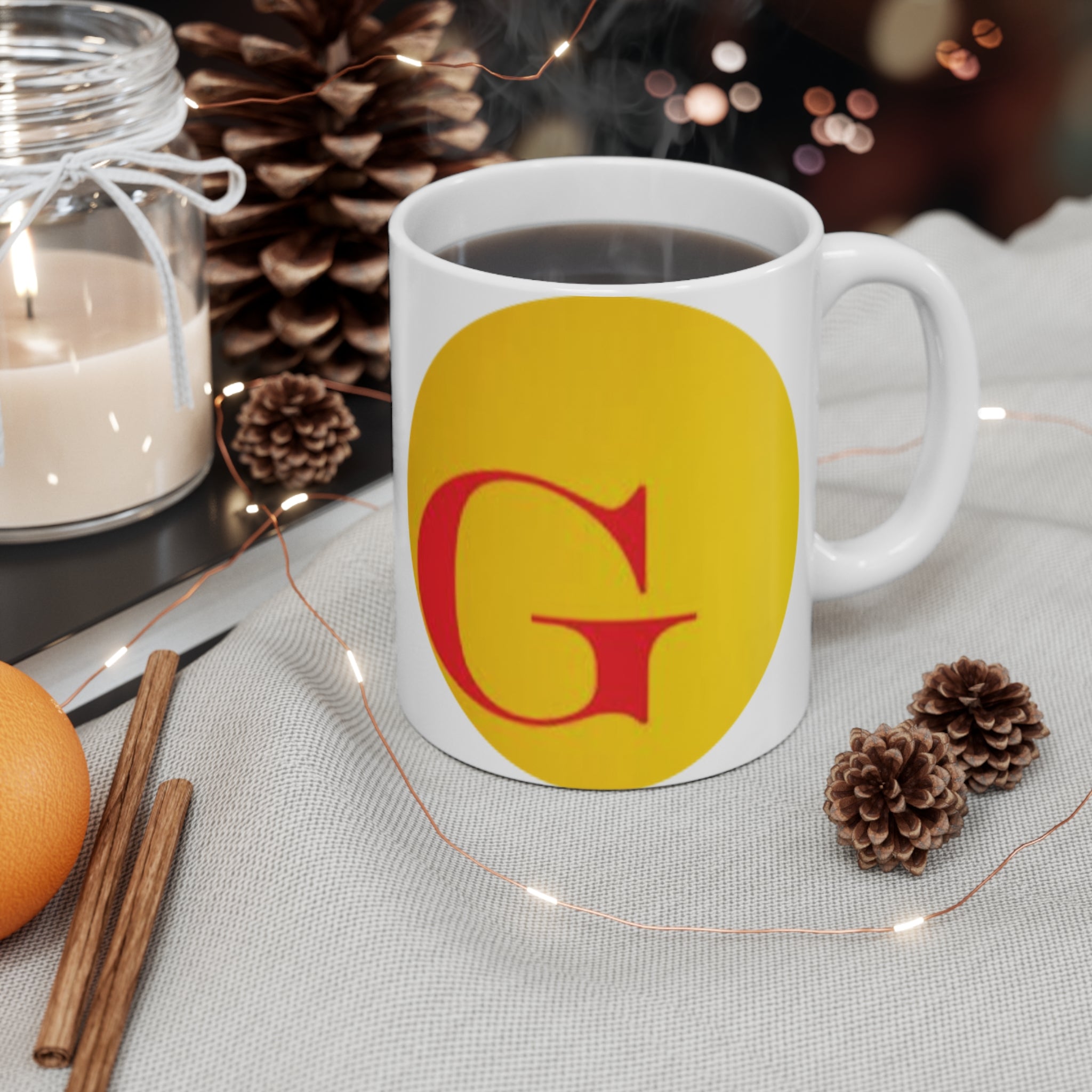 GoldFix Logo and Mercantilism Diagram Coffee Mug — 11oz Mug