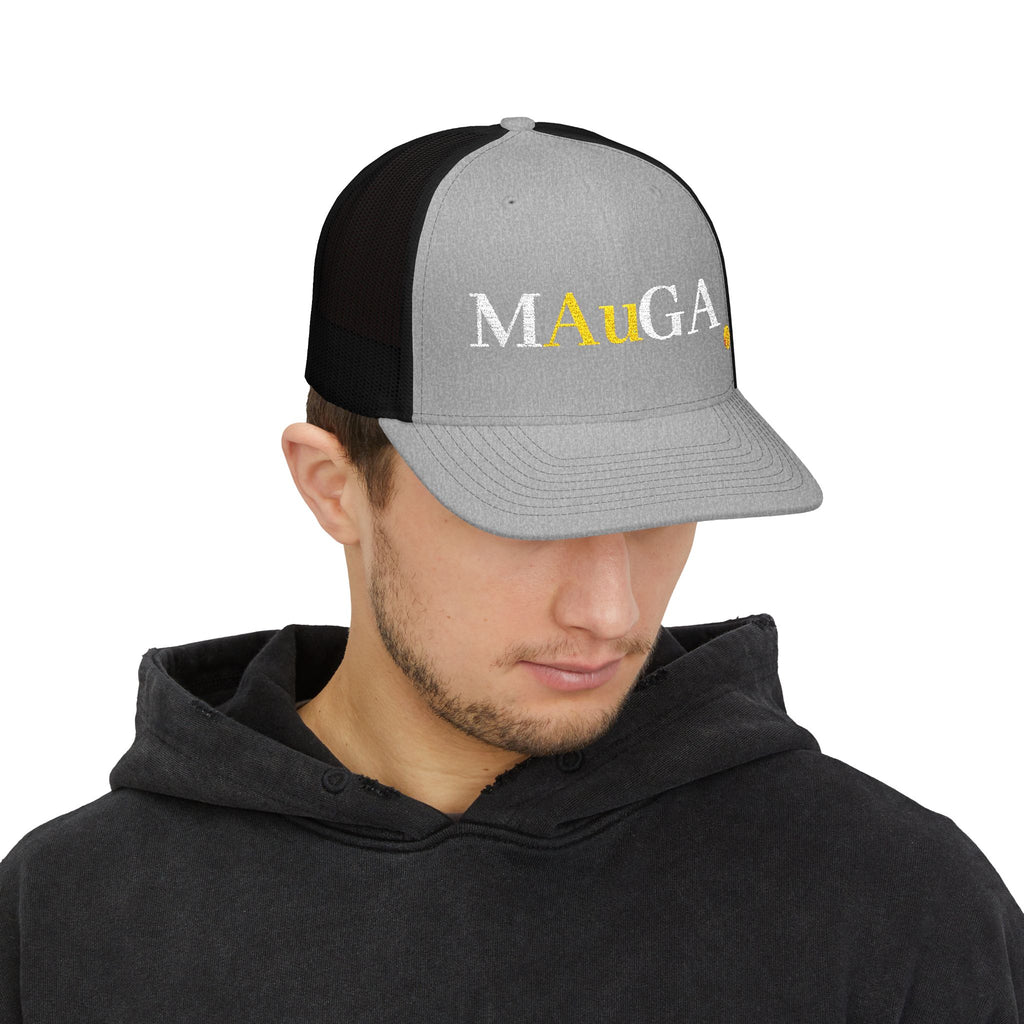 Embroidered 'MAuGa' Snapback Trucker Hat