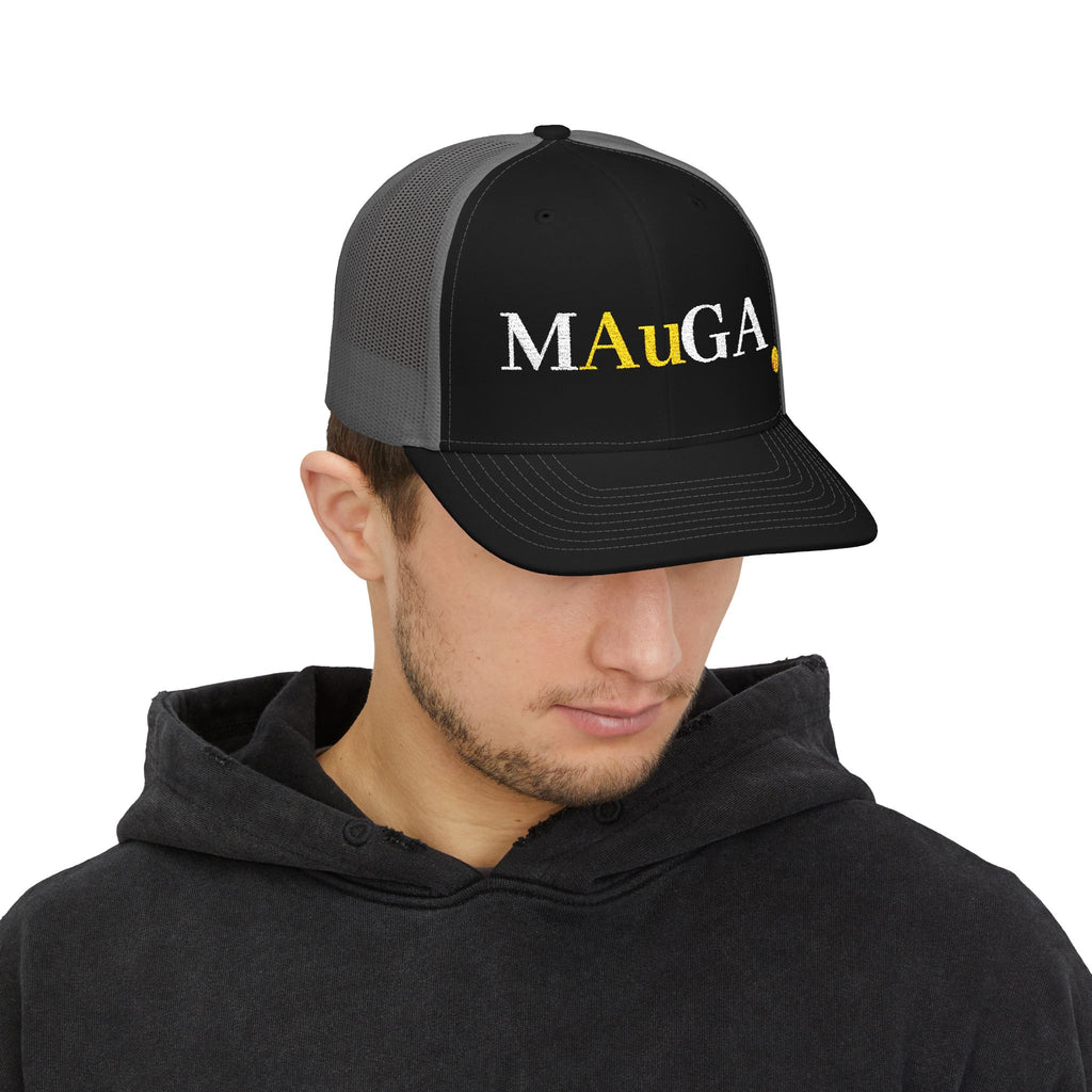 Embroidered 'MAuGa' Snapback Trucker Hat