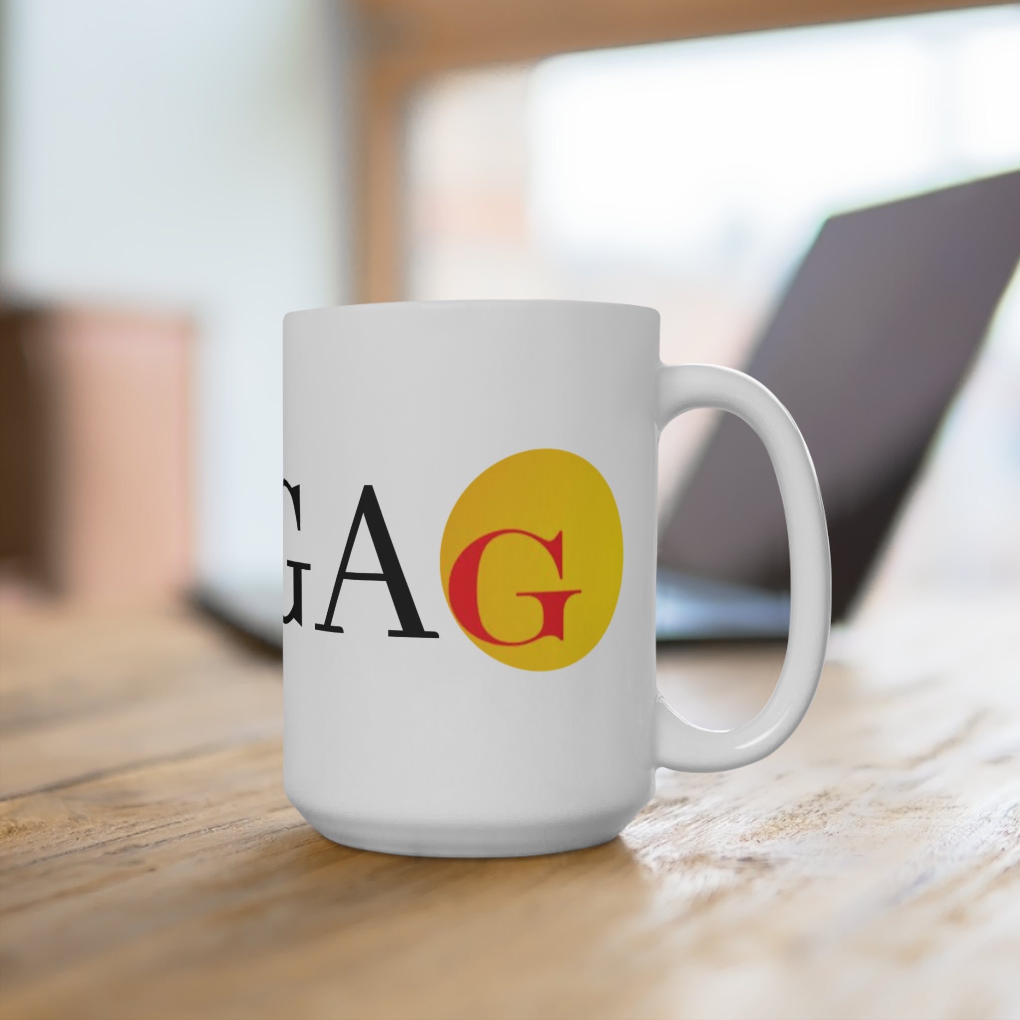 GoldFix Logo and MAuGA Coffee Mug — 15oz Mug