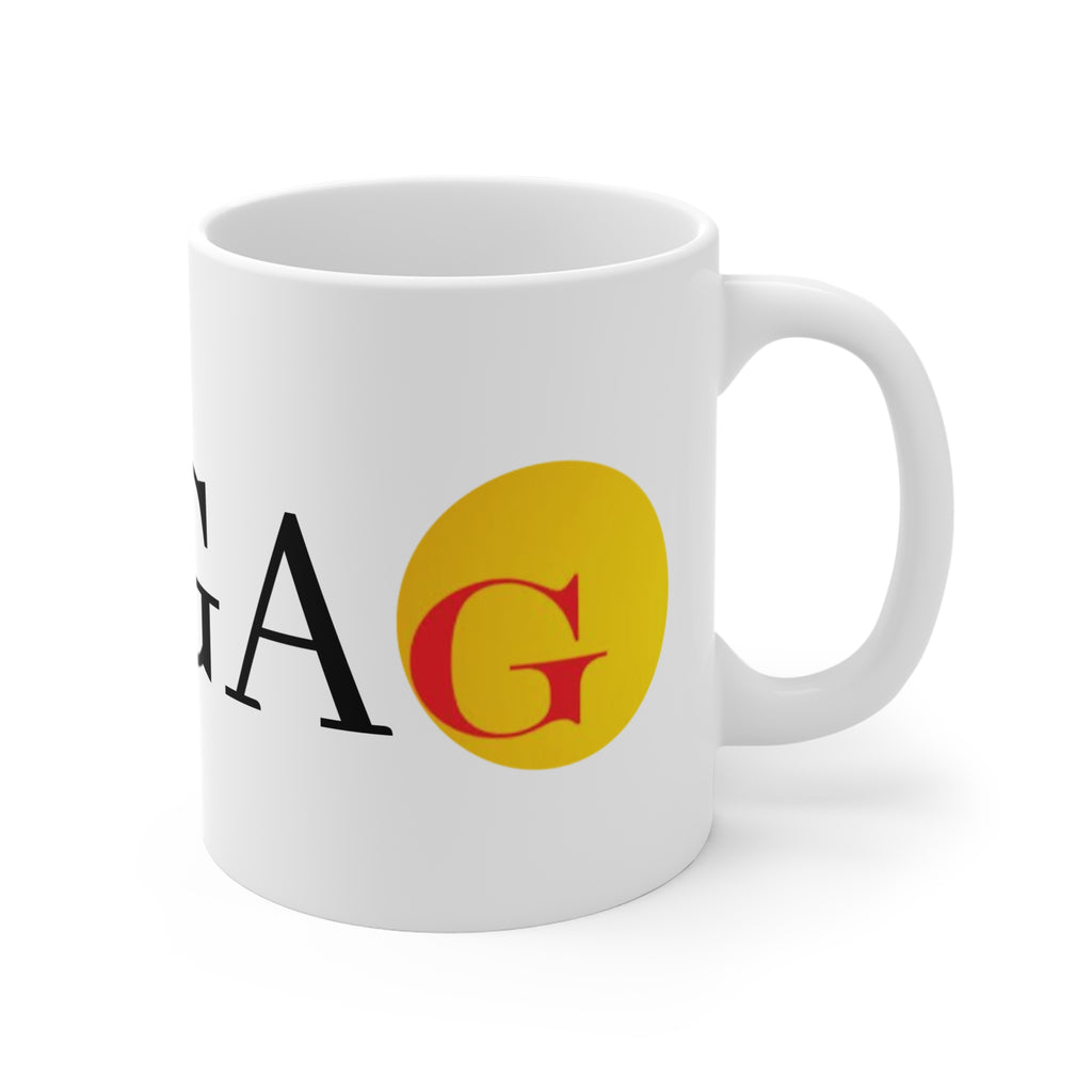 GoldFix Logo and MAuGA Coffee Mug — 11oz Mug